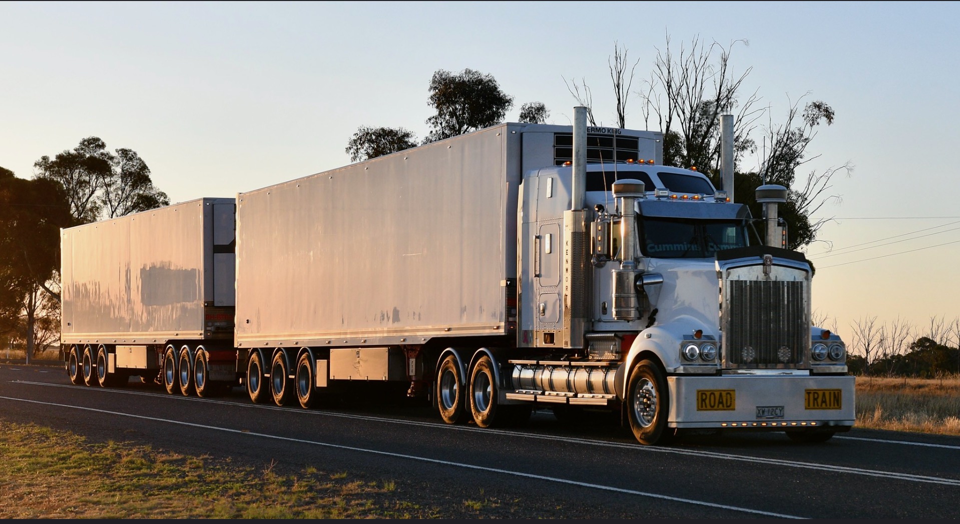 Swiftline Hero Background - Road Train