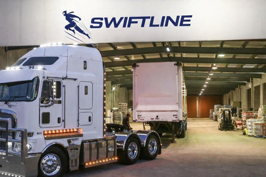 Swiftline truck at warehouse